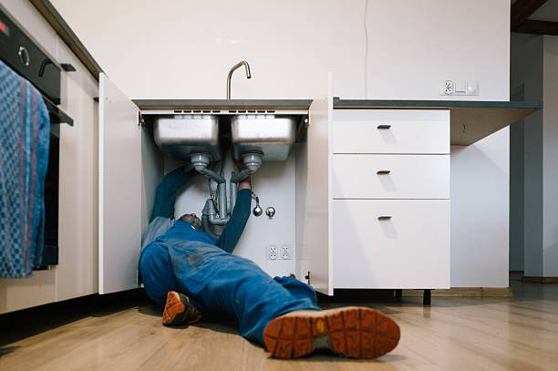 Professional Drain Cleaning technician working in Kellogg, MN
